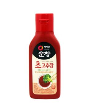 韩国 清净园淳昌酸甜辣椒酱（瓶装）300g 韩式石锅拌饭酱拌面酱蘸酱