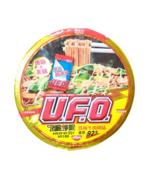 日清UFO碗面 飞碟炒面 铁板牛肉风味 122g