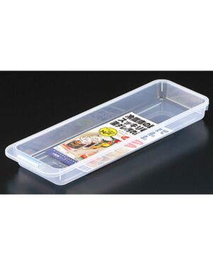 日本进口 inomata冰箱冷藏塑料长浅收纳盒收纳筐 （0351）