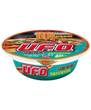 日清UFO碗面 飞碟炒面 - 铁板色拉鱿鱼风味 123g