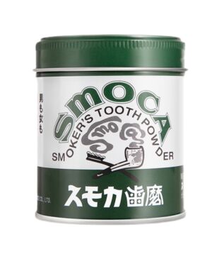 【绿罐】日本SMOCA绿茶香洗牙粉 美白牙粉 155g 