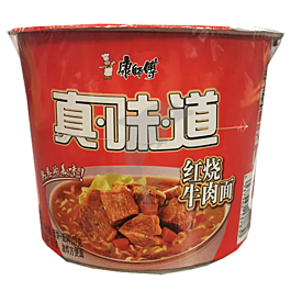 【红烧牛肉】康师傅 真味道 桶面 107g