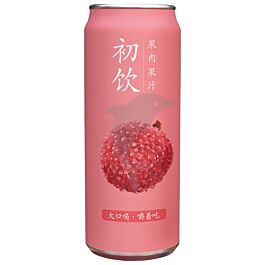初饮果粒果汁饮料-荔枝汁 500ml