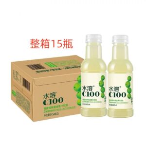 【整箱特惠】农夫山泉 水溶C100青皮桔汁饮料 445ml*15瓶