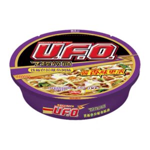 【碗面】日清UFO 飞碟炒面-铁板色拉鱿鱼风味 123g