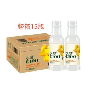 【整箱特惠】农夫山泉 水溶C100柠檬汁饮料 445ml*15瓶