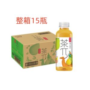 【整箱特惠】农夫山泉 茶π 柚子绿茶 500ml*15瓶