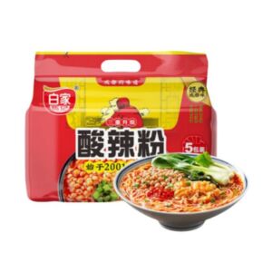 【五包装】白家方便粉丝 正宗酸辣味 540g