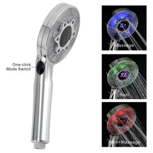 LED发光温度显示花洒喷头（摄氏度）