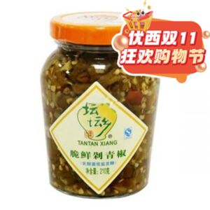 【双十一钜惠】坛坛乡 脆鲜剁青椒 210g