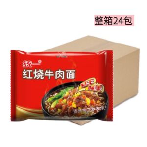 【整箱特惠】统一 红烧牛肉面 袋装 110g*24