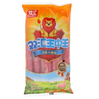 【8支装 整袋】双汇 王中王优级火腿肠