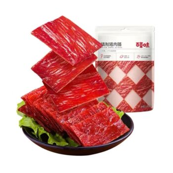 百草味 精制猪肉脯 60g