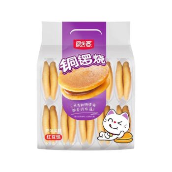 【红豆味 10枚】回头客 铜锣烧 160g