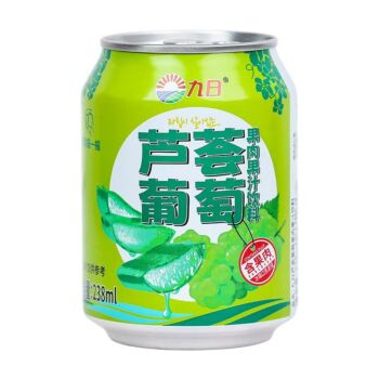 九日 芦荟葡萄 果肉果汁饮料 238ml
