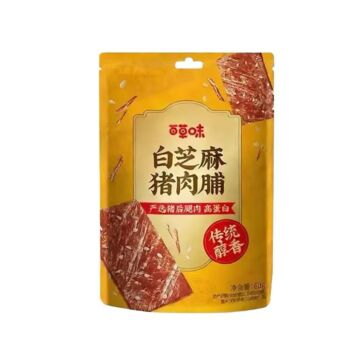百草味 白芝麻猪肉脯 60g