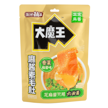 【香菜麻酱味】盐津铺子 大魔王魔芋素毛肚 70g