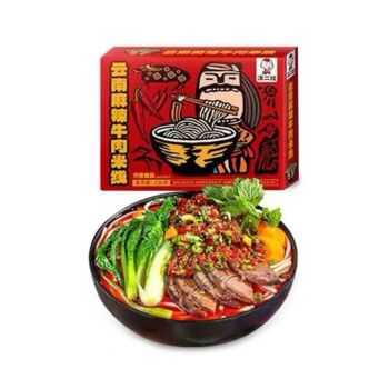 【盒装】滇二娃 云南麻辣牛肉米线 256g
