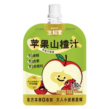 生和堂 苹果山楂汁 200ml