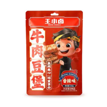 【香辣味】王小卤 牛肉豆堡 120g