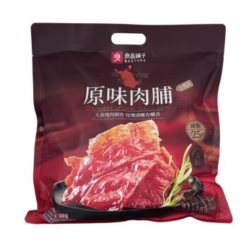 良品铺子 原味肉脯 500g