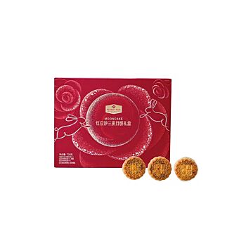 【山姆直采】山姆 红豆沙三拼月饼礼盒 720g