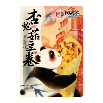 川阿婆 杏鲍菇豆卷 118g