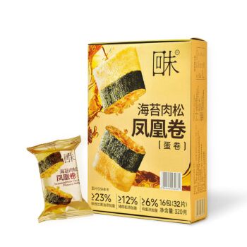 【山姆直采】回未 海苔肉松凤凰卷(蛋卷)320g