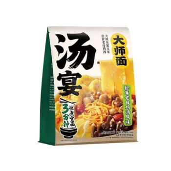 【618特惠】杨掌柜汤宴大师面 松茸老母鸡汤风味 320g