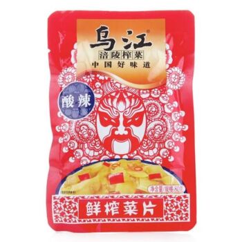 【酸辣】乌江牌 鲜榨菜片 80g
