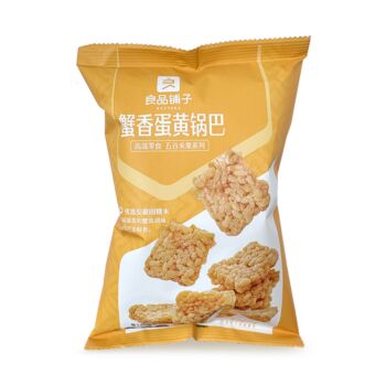 良品铺子 蟹香蛋黄锅巴 75g