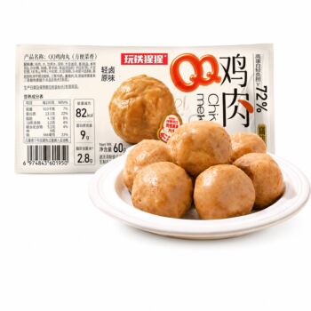 玩铁猩猩 QQ鸡肉丸 60g
