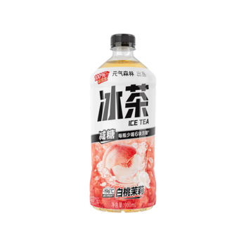 【大瓶】元气森林 白桃茉莉冰茶 900ml