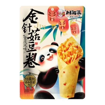 川阿婆 金针菇豆卷 118g