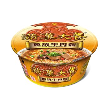 【碗面】统一满汉大餐 葱烧牛肉面 192g