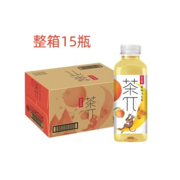 【整箱特惠】农夫山泉 茶π 蜜桃乌龙茶 500ml*15瓶
