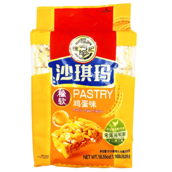 徐福记 沙琪玛 松软鸡蛋味 526g