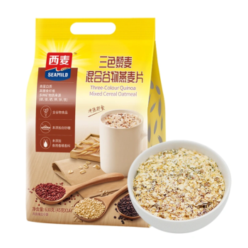 西麦 三色藜麦混合谷物燕麦片 630g