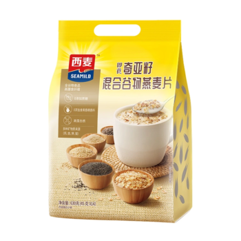 西麦 奇亚籽混合谷物燕麦片 630g