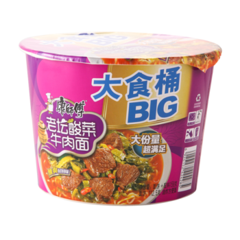 【Big大食桶】康师傅 老坛酸菜面 159g