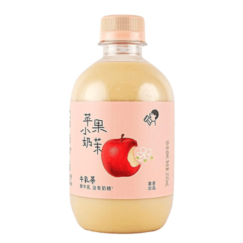喜茶 苹果小奶茉牛乳茶 350ml