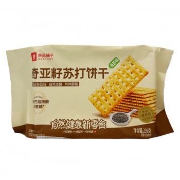 【海苔味】良品铺子 奇亚籽苏打饼干 250g
