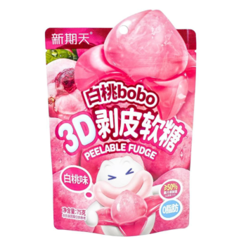 【白桃味】新期天 3D剥皮软糖 75g