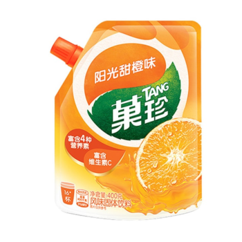 【阳光甜橙味】菓珍 风味固体饮料 400g