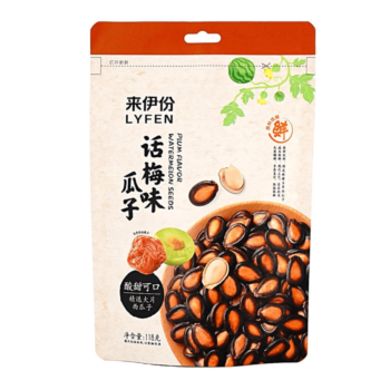 【618特惠】来伊份 话梅味瓜子 118g
