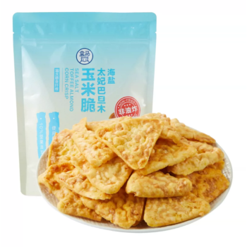 盒马 海盐太妃巴旦木玉米脆 120g