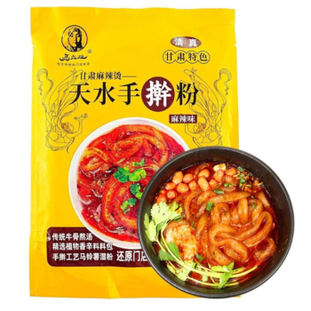马克娅 天水手擀粉 甘肃麻辣烫 348g