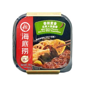 【小盒 香辣】海底捞 素食自热火锅 195g
