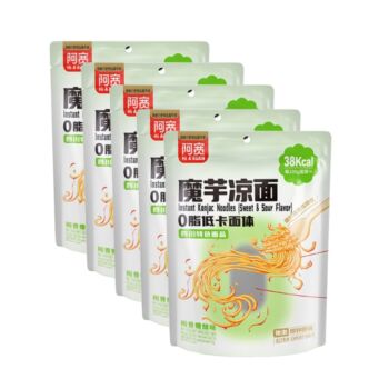 【5包特惠】【椒香糖醋】白家阿宽 魔芋凉面 255g*5