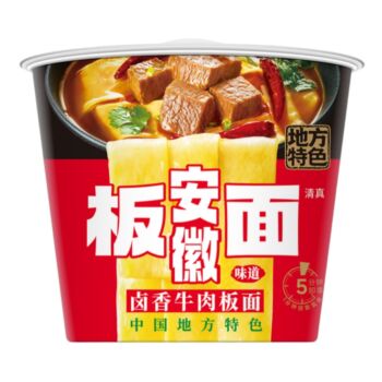 【桶装】今麦郎 安徽板面 卤香牛肉味 143g